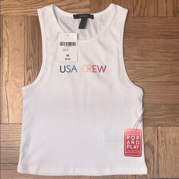 rainbow tank top forever 21